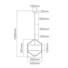 Kép 3/4 - ORLICKI 4xE27 max 15W LED 230V - OR-OR80902