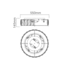 Kép 2/3 - ORLICKI  6xE14 max 12W LED 230V - OR-OR81077