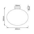 Kép 3/4 - ORLICKI Palla 40 1xE27 max 15W LED 230V - OR-OR81169