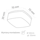 Kép 2/3 - ORLICKI Caps * 5W LED 3000K 230V - OR-OR83354