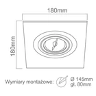 Kép 2/3 - ORLICKI    1xES111 GU10 max 17W 230V - OR-OR83392