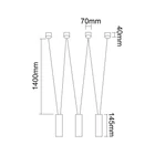 Kép 3/4 - ORLICKI Viva III Bianco 3xG9 max 3,5W LED 230V - OR-OR84290