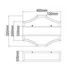 Kép 3/3 - ORLICKI 2xE14 Max 12W LED 230V - OR-OR84832