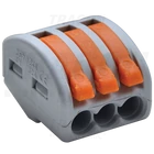 Kép 1/3 - Csavar nélküli vezetékösszekötő, nyitható  0,75-4mm2, 32A, 400VAC 3P