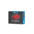 Kép 6/6 - NATEC HDD ENCLOSURE RHINO GO (USB 3.0, 2.5", RED)