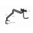 Kép 12/30 - Gembird MA-DA3-03 monitor mount / stand 68.6 cm (27") Desk Black