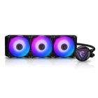 Kép 1/5 - MSI MAG CORELIQUID 360R V2 Liquid CPU Cooler '360mm Radiator, 3x 120mm ARGB PWM Fan, ARGB lighting, Center Supported, Compatible with Intel and AMD Platforms, Latest LGA 1700 ready'