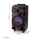 Kép 8/12 - Nedis SPPT800BK PARTY HANGFAL