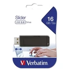Kép 1/4 - Verbatim 98696 PENDRIVE, 16GB, USB 2.0, FEKETE