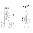 Kép 4/4 - Csípőfogó 137 mm
