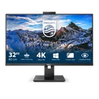 Kép 1/11 - PHILIPS IPS monitor 31.5" 329P1H, 3840x2160, 16:9, 350cd/m2, 4ms, USB-C/4xUSB/DP/2xHDMI/LAN, hangszóró&webkamera