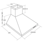 Kép 2/2 - Akpo WK-4 Classic Eco 60 kéményvédő fehér