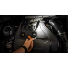 Kép 2/5 - Rechargeable inspection lamp 400 lm COB + flashlight