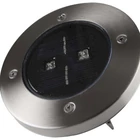 Kép 4/4 - Solar Talaj Spot 2 LED Kerek