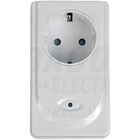 Kép 2/4 - Távkapcsolós csatlakozóaljzat, 3 aljzat, 1 távírányító  230VAC, 50Hz, 3600W, IP20, 433,92MHz