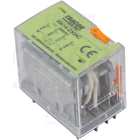 Kép 1/3 - Miniatűr teljesítményrelé tesztgombbal és állapotjelzéssel  110V AC / 4×CO (12A, 230V AC / 28V DC)
