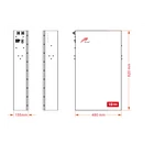 Kép 2/4 - Ritar 10kWh 51.2V 200Ah LiFePo4 energiatároló