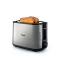 Kép 1/8 - Philips Viva Collection HD2650/90 toaster 2 slice(s) 950 W Black, Stainless steel