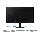 Kép 5/5 - SAMSUNG B2B 32" VA monitor, 3840x2160, 16:9, 350cd/m, 5ms, HDMI/DP/3xUSB