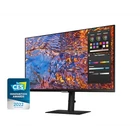 Kép 1/22 - SAMSUNG IPS monitor 27" S8, 3840x2160, 16:9, 350cd/m2, 5ms, HDMI/DisplayPort/3xUSB/USB-C/LAN, Pivot