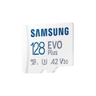 Kép 2/7 - SAMSUNG Memóriakártya, EVO Plus microSDXC kártya ,128GB, UHS-1, U3, V30, A2, + SD Adapter, R160/W