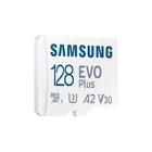 Kép 3/7 - SAMSUNG Memóriakártya, EVO Plus microSDXC kártya ,128GB, UHS-1, U3, V30, A2, + SD Adapter, R160/W