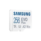 Kép 3/7 - SAMSUNG Memóriakártya, EVO Plus microSD kártya (2021) 256GB, CLASS 10, UHS-1, U3, V30, A2, + Adapter, R160/W
