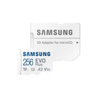 Kép 4/7 - SAMSUNG Memóriakártya, EVO Plus microSD kártya (2021) 256GB, CLASS 10, UHS-1, U3, V30, A2, + Adapter, R160/W