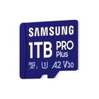 Kép 2/7 - SAMSUNG Memóriakártya, PRO Plus microSDXC kártya 1TB, CLASS 10, UHS-I, U3, V30, A2, + Adapter, R180/W130
