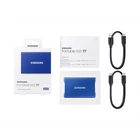 Kép 7/7 - SAMSUNG Hordozható SSD T7 USB 3.2 1TB (Kék)
