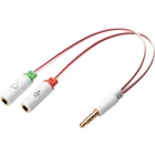 Kép 1/2 - SANDBERG Audio adapter, Headset converter Dual->Single