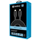 Kép 2/2 - SANDBERG HDMI kábel, HDMI 2.0 19M-19M, 3m