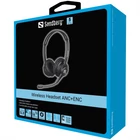 Kép 9/9 - SANDBERG Headset mikrofonnal, Wireless Headset ANC+ENC
