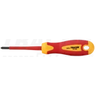 Kép 1/2 - Csavarhúzó, Pozidriv, 1000V-raszigetelt, CrV  PZ1 5×80mm, AC 1000V