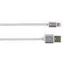 Kép 1/2 - SKROSS Steel Line Chargen Sync Lightning 1m USB kábel