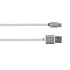 Kép 1/2 - SKROSS Steel Line Chargen Sync Micro 1m USB kábel