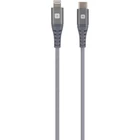 Kép 1/2 - SKROSS Steel Line szinkronkábel USB-C és Lightning csatlakozóval - 200 cm