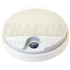 Kép 1/3 - Mozgásérzékelős kerek fali lámpatest  230VAC, 15W, 140°, 2-9m, 10s-5m, 4500K , IP54, 1100lm, EEI=G