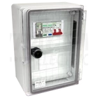 Kép 1/3 - Túlfeszültség-védelmi doboz fotovoltaikus rendszerekhez  280×210×130mm,IP65,IK10,AC1+2, 230V, In_16A, Iimp_12.5kA,