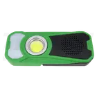 Kép 3/5 - Akkumulátoros LED kézi lámpa Bluetooth hangszóróval  10/3W, 6000K, 3.7V 3000mAh, 500/180lm, 3,5h, Bluetooth 4.2