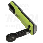 Kép 3/4 - Nagy teljesítményű LED kézilámpa  10/3W, 6500K, 3,7V, 6600 mAh, Li-Ion, 1000/220lm, 3/9h, IP54