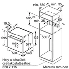 Kép 10/10 - Bosch HBG7764B1 SÜTŐ BEÉPÍTHETŐ