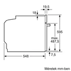 Kép 9/10 - Bosch HBG7764B1 SÜTŐ BEÉPÍTHETŐ