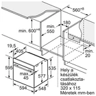 Kép 8/10 - Bosch HBG7764B1 SÜTŐ BEÉPÍTHETŐ