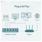 Kép 3/4 - TP-Link LS1005 SWITCH