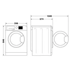 Kép 7/8 - Whirlpool WPC9WBSEE SZÁRÍTÓGÉP HŐSZIVATTYÚS