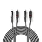 Kép 1/3 - Nedis COTH24200GY15 SZTEREÓ AUDIOKÁBEL 1,5 M