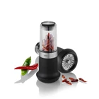 Kép 6/7 - GEFU 34631 manual grater/spiralizer Rotary grater Black, Transparent