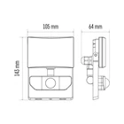 Kép 7/8 - Emos ZS2911 TAMBO LED REFLEKTOR 10.5W 800LM MOZGÁSÉRZÉKELŐVEL IP54 NW