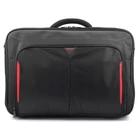 Kép 5/6 - TARGUS Briefcase / Classic+ 17-18" Clamshell Laptop Bag - Black/Red